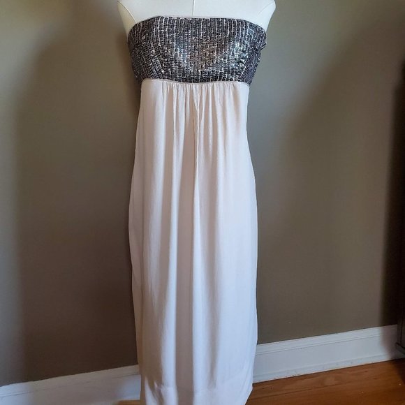 Floreat maxi cocktail dress w sequins Sm - Picture 1 of 15